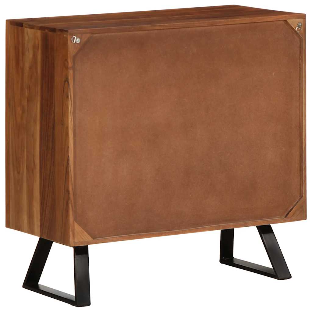 Byrå Honungsbrun 70x35x70 cm massivt akaciaträ