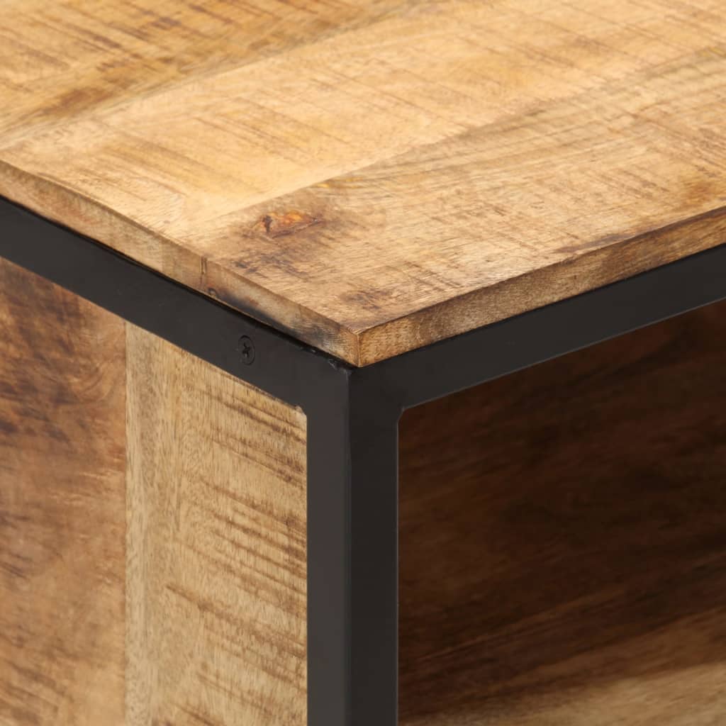 Sängbord Nattduksbord Trä 40x35x50 cm massivt mangoträ