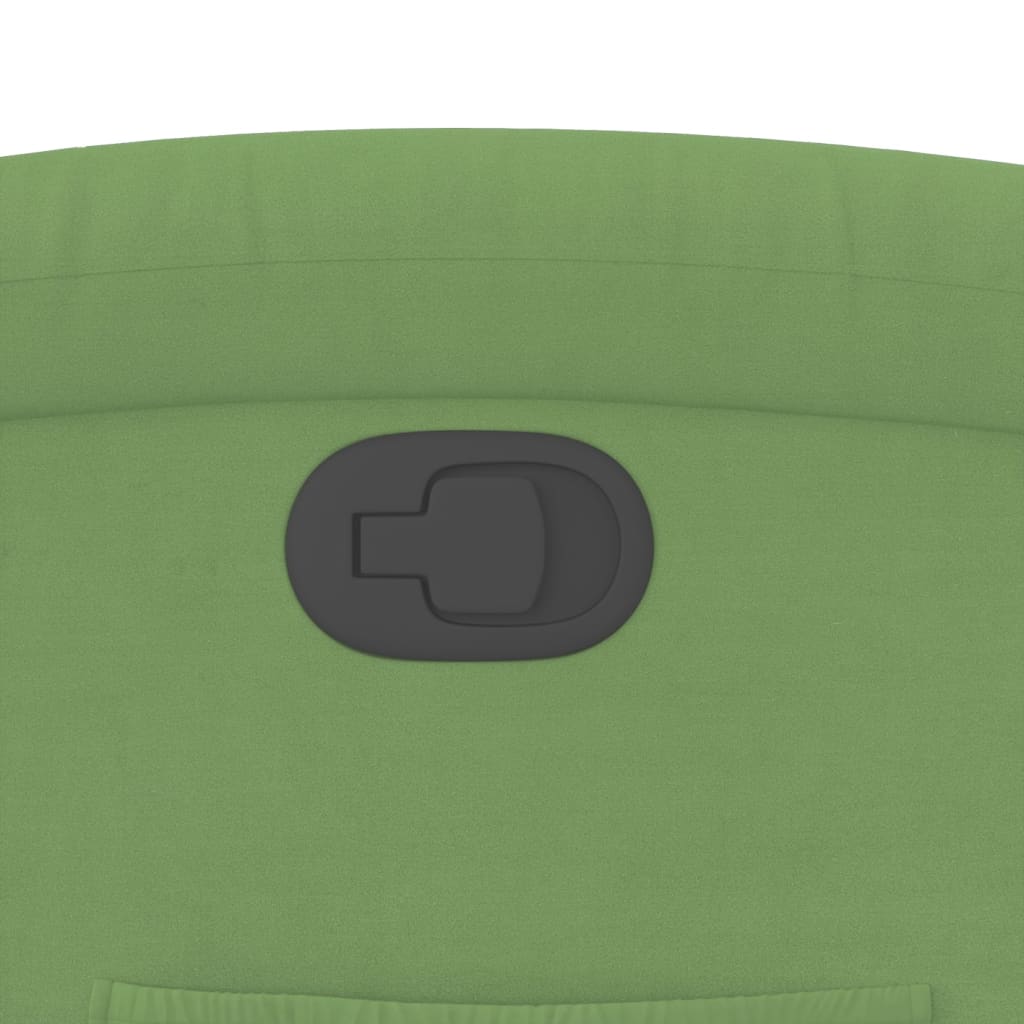 Fåtölj Grön Ljusgrön Reclinerfåtölj med uppresningshjälp sammet