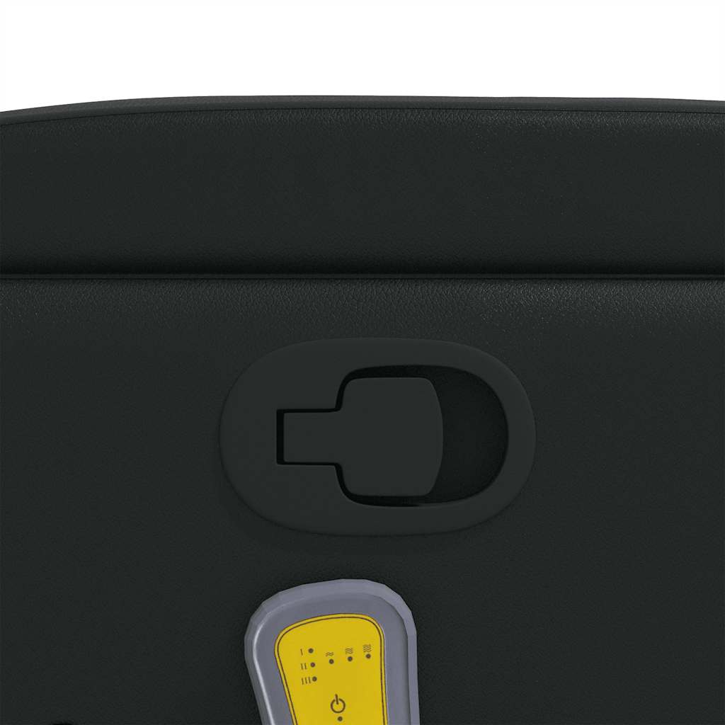 Elektrisk Massagefåtölj Svart konstläder