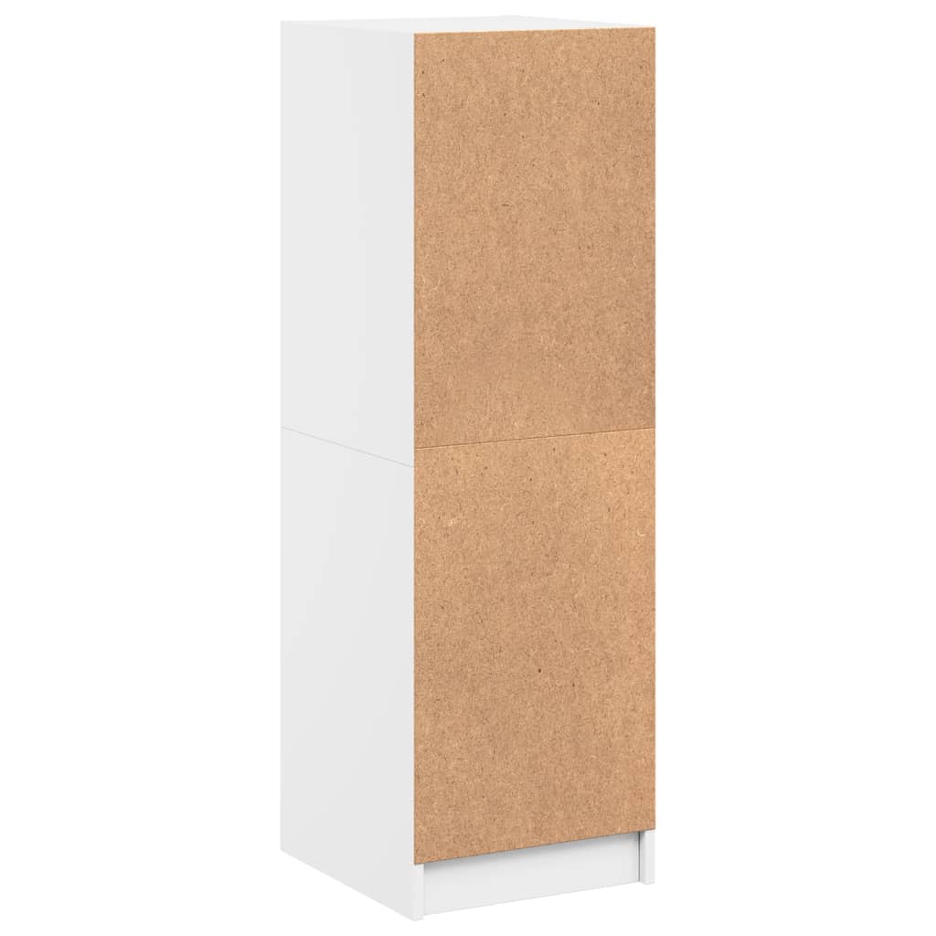 Skåp Vit med glasdörrar 35x37x109 cm