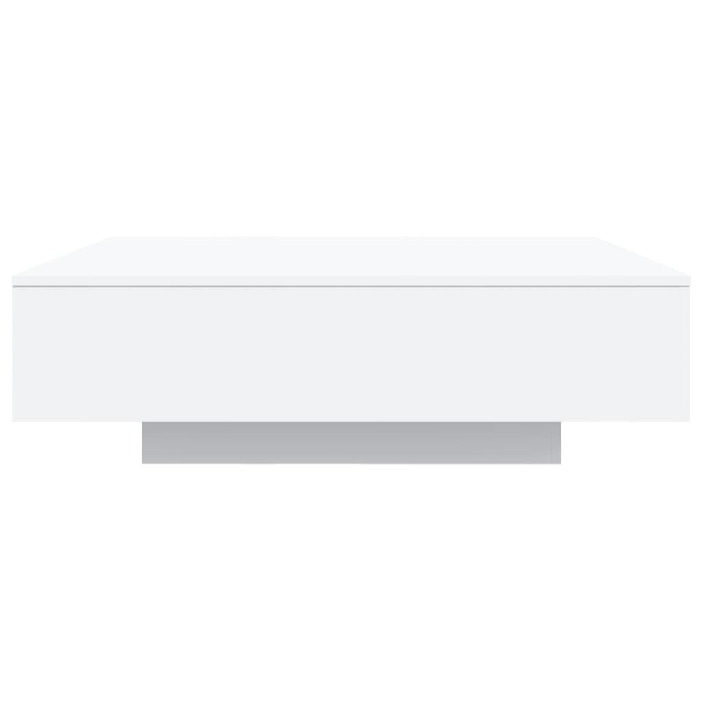 Soffbord Vit LED 100x100x31 cm