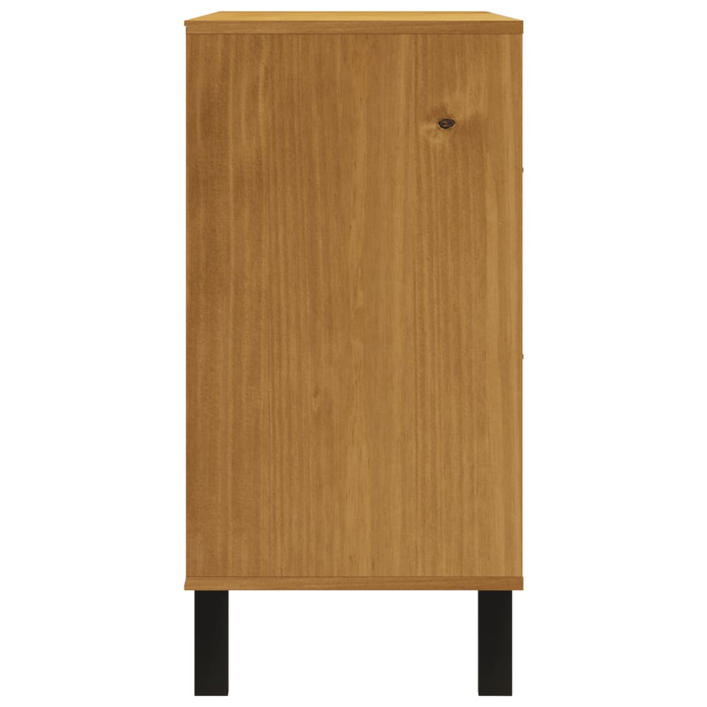 Byrå Trä FLAM 110x40x80 cm massiv furu