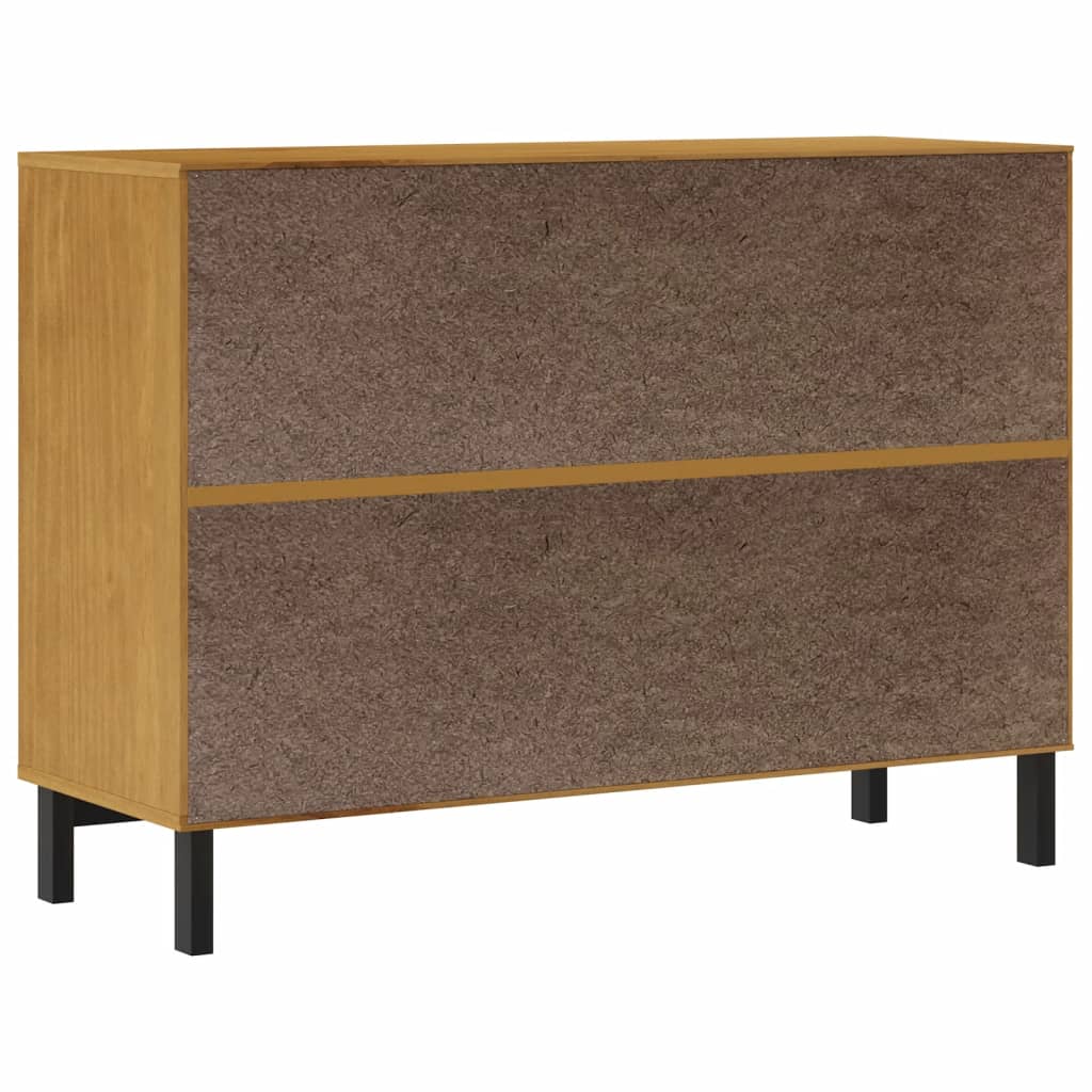 Byrå Trä FLAM 110x40x80 cm massiv furu