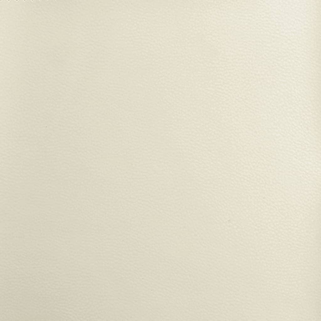 Elektrisk Massagefåtölj Gräddvit konstläder