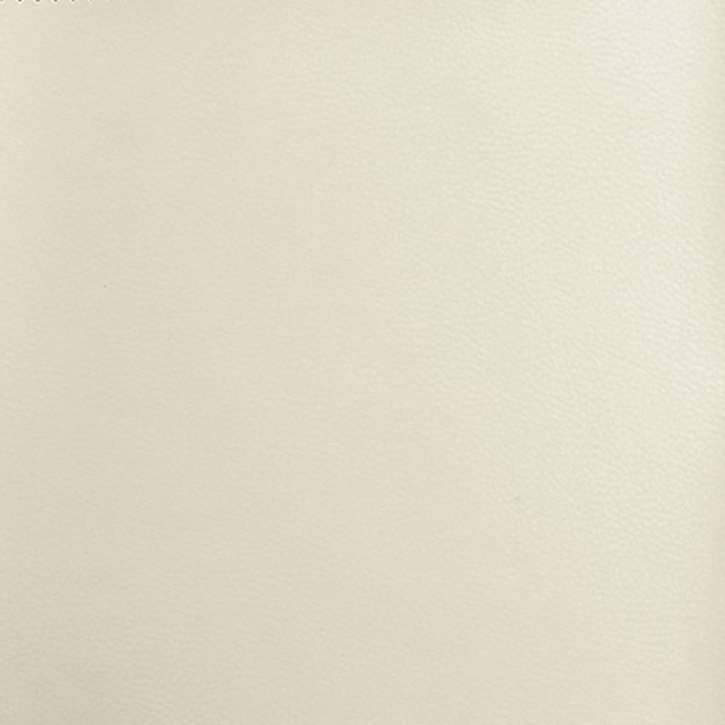 Elektrisk Massagefåtölj Gräddvit konstläder