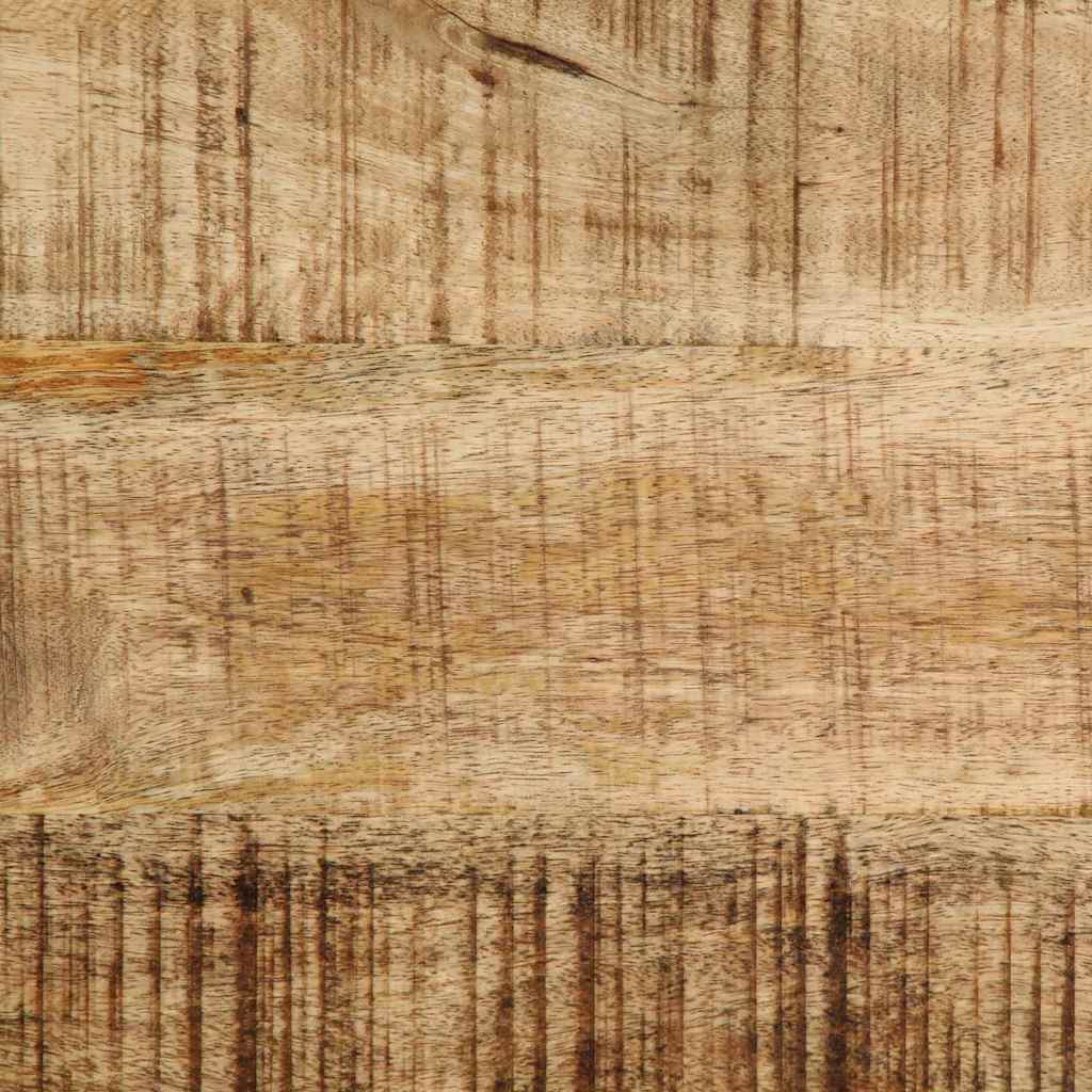 Skoställ Trä Skoskåp med lagring Brun 50 x 30 x 110 cm Massivt Mangoträ