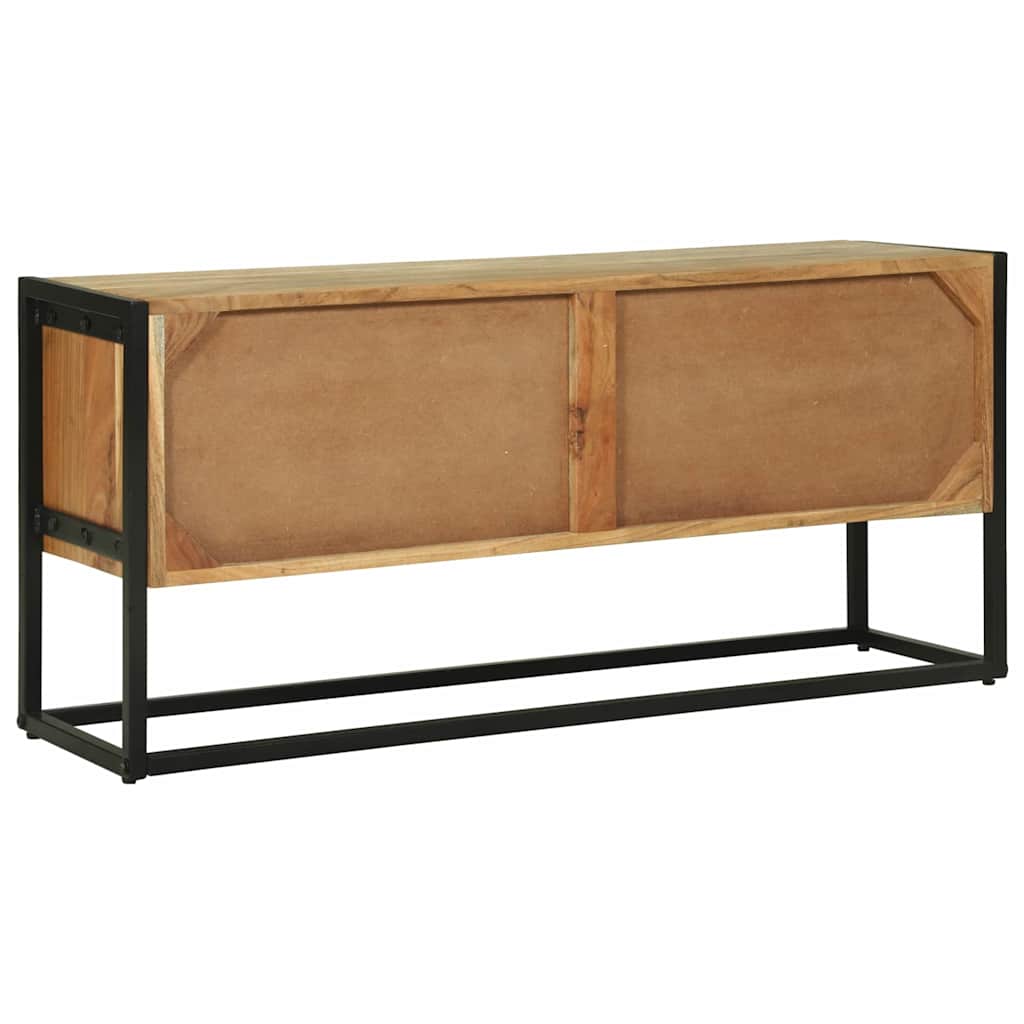 TV-skåp Brun 110 x 30 x 50 cm Massivt akaciaträ