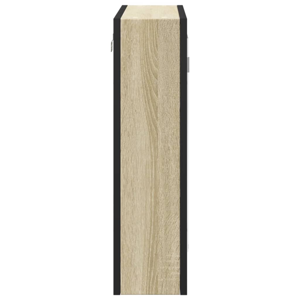 Badrumsspegel Spegelskåp Sonoma Ek 60x16x60 cm