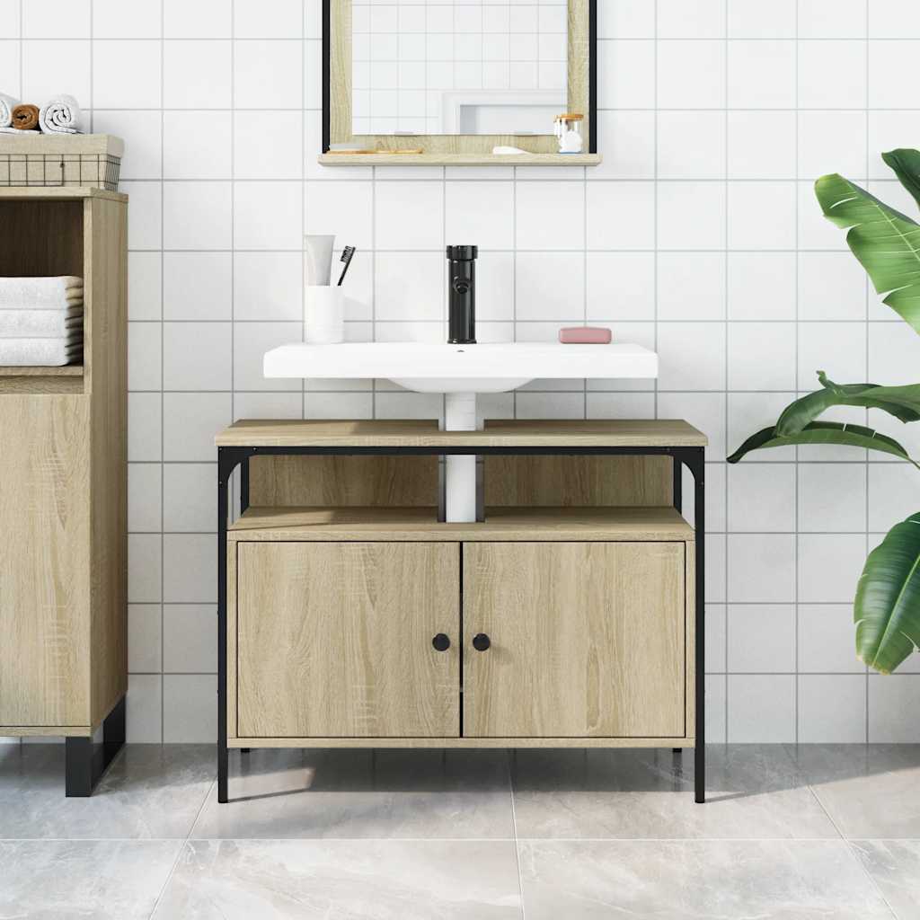 Badrumsunderskåp Sonoma Ek 80x30x60 cm