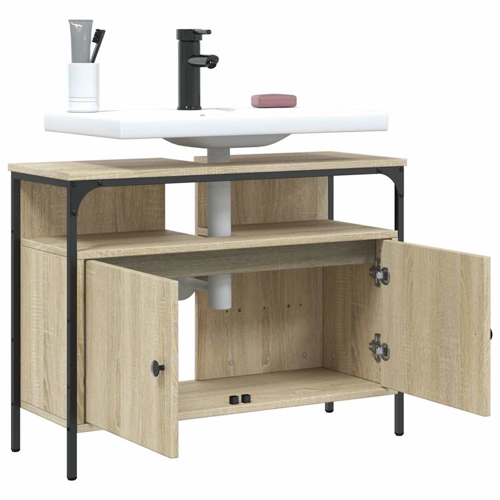 Badrumsunderskåp Sonoma Ek 80x30x60 cm