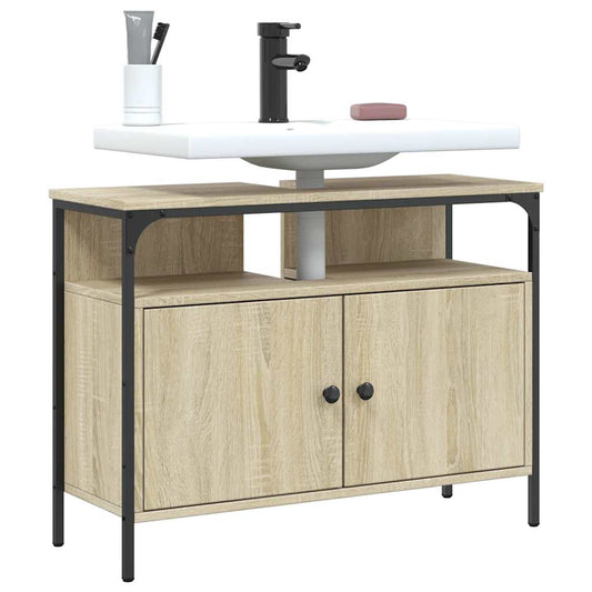 Badrumsunderskåp Sonoma Ek 80x30x60 cm