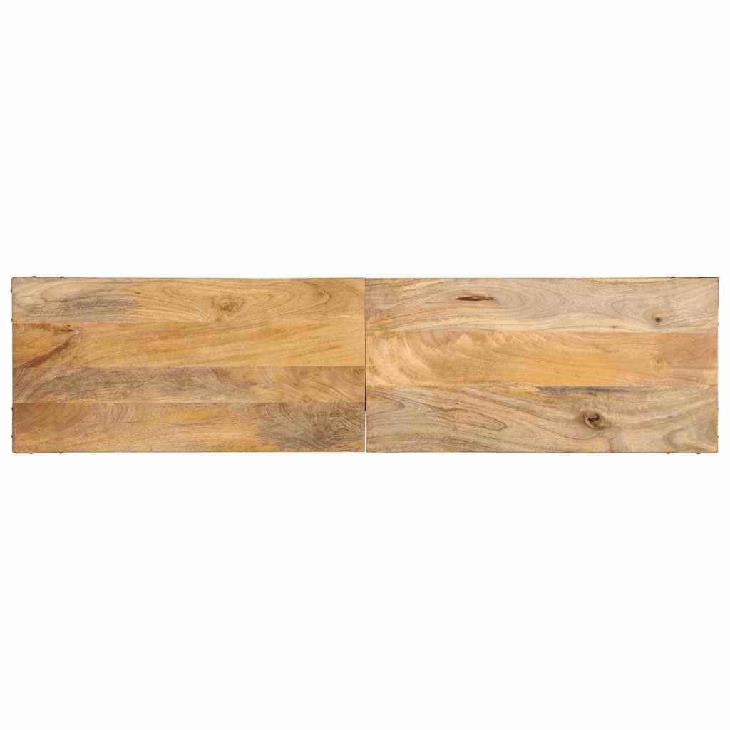 Avlastningsbord Konsolbord Trä 140x35x70 cm mango i massivt trä