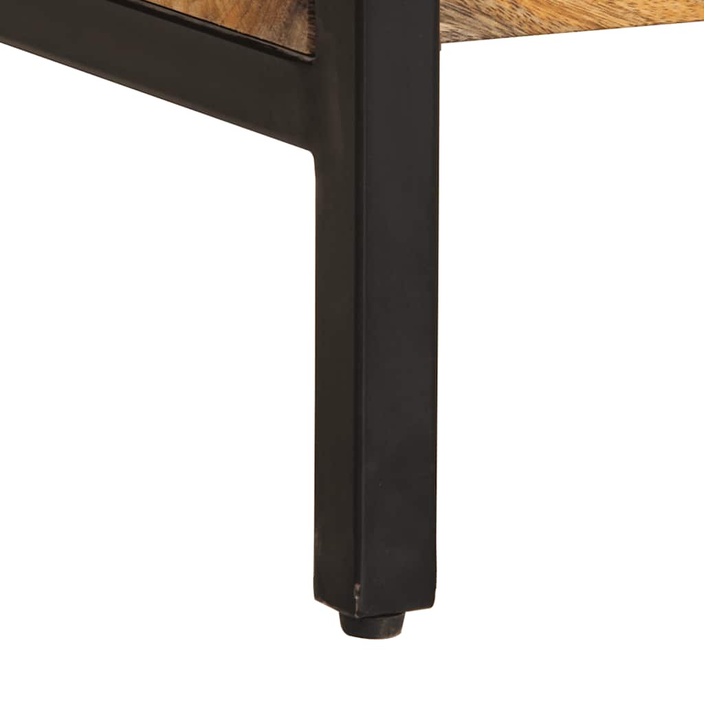 Avlastningsbord Konsolbord Trä 140x35x70 cm mango i massivt trä