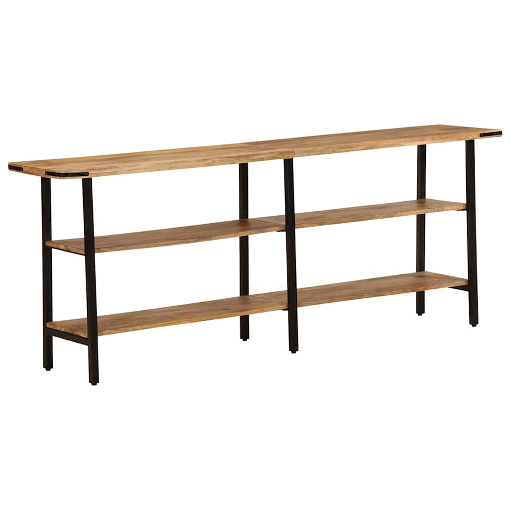 Avlastningsbord Konsolbord Trä 180x35x70 cm mango i massivt trä