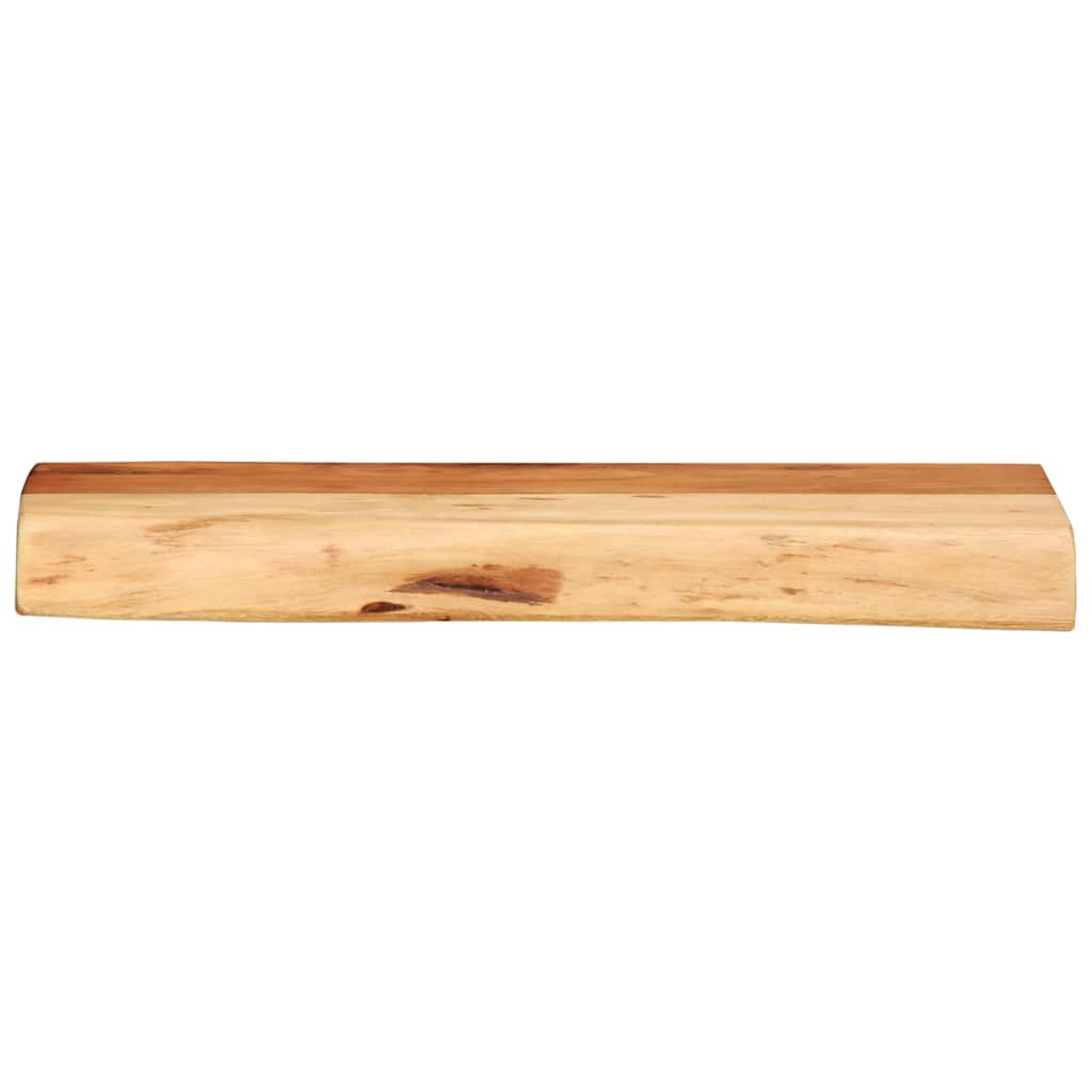 Vägghylla Trä 2 st 40x20x3,5 cm massivt Trä akacia