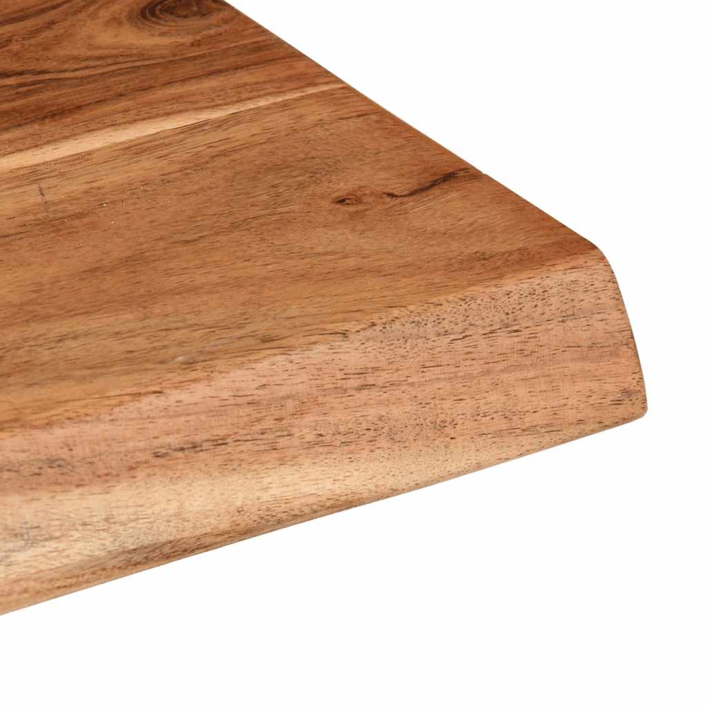 Vägghylla Trä 2 st 60x20x3,5 cm massivt Trä akacia