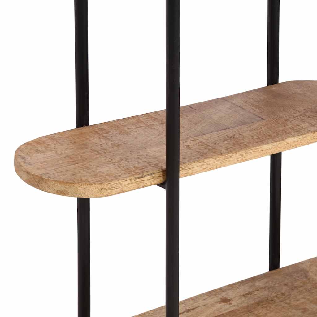 Vägghylla Trä 90x20x116,5 cm mango massivt grovt trä