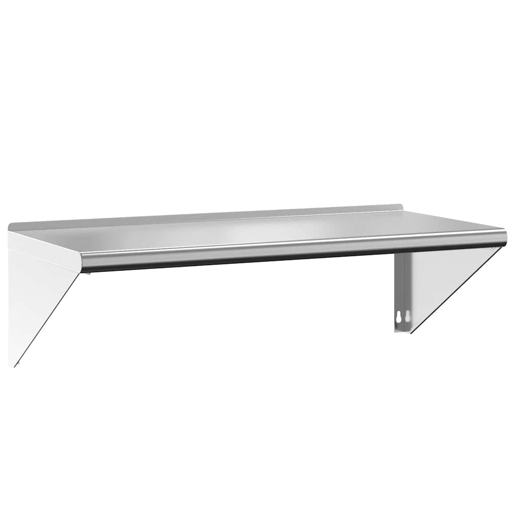 Vägghylla DIV. 100x45x31 cm silver rostfritt stål