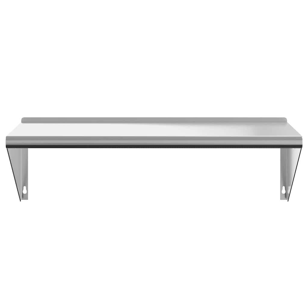 Vägghylla DIV. 100x45x31 cm silver rostfritt stål