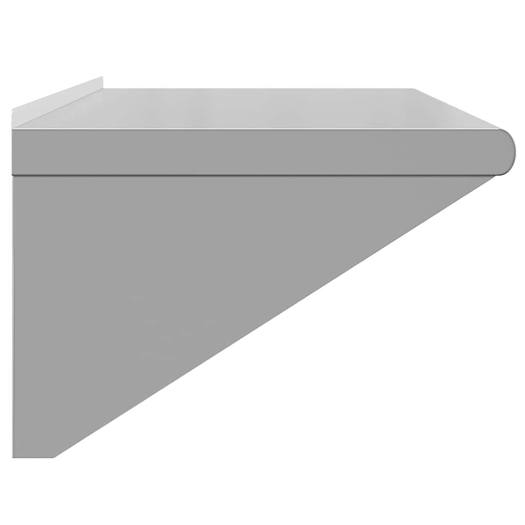 Vägghylla DIV. 100x45x31 cm silver rostfritt stål