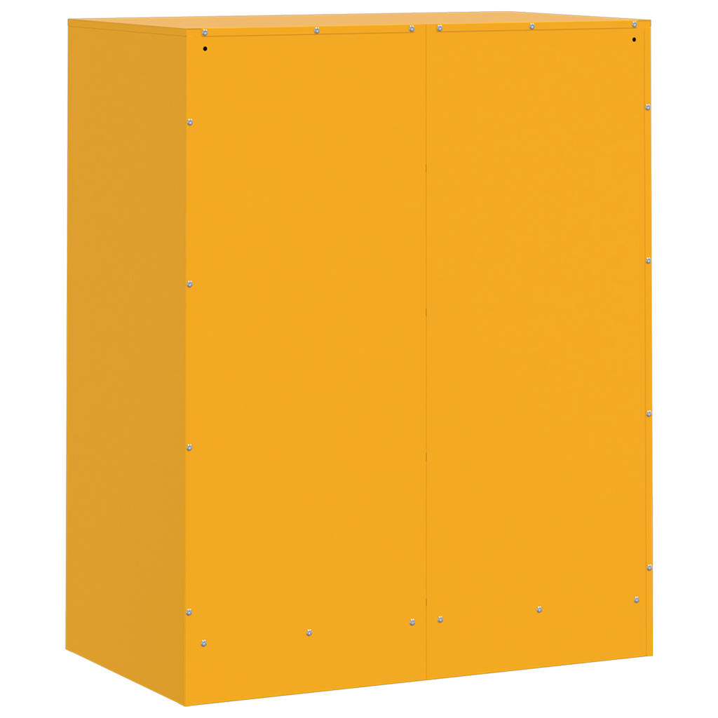 Sidobord DIV. senapsgul 67x39x83 cm stål