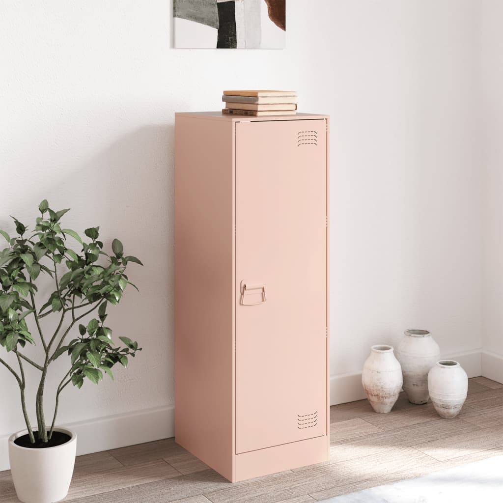 Skåp DIV. rosa 34,5x39x107 cm stål