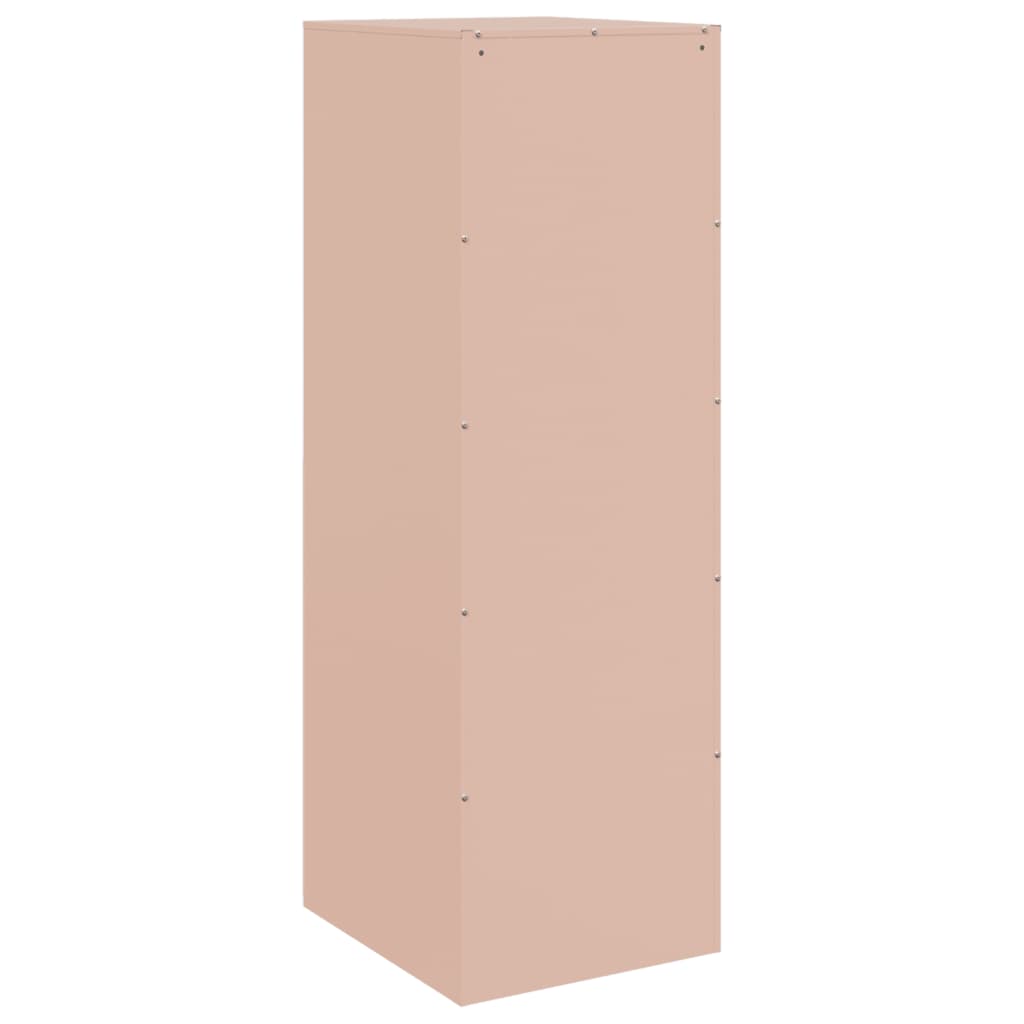 Skåp DIV. rosa 34,5x39x107 cm stål