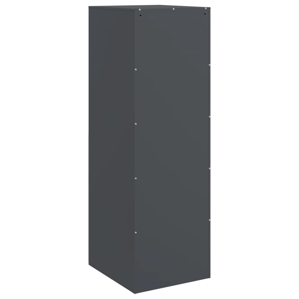 Skåp DIV. antracit 34,5x39x107 cm stål