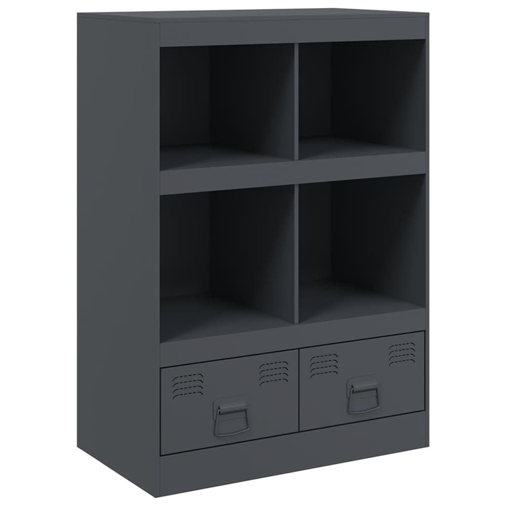 Skåp DIV. antracit 67x39x95 cm stål