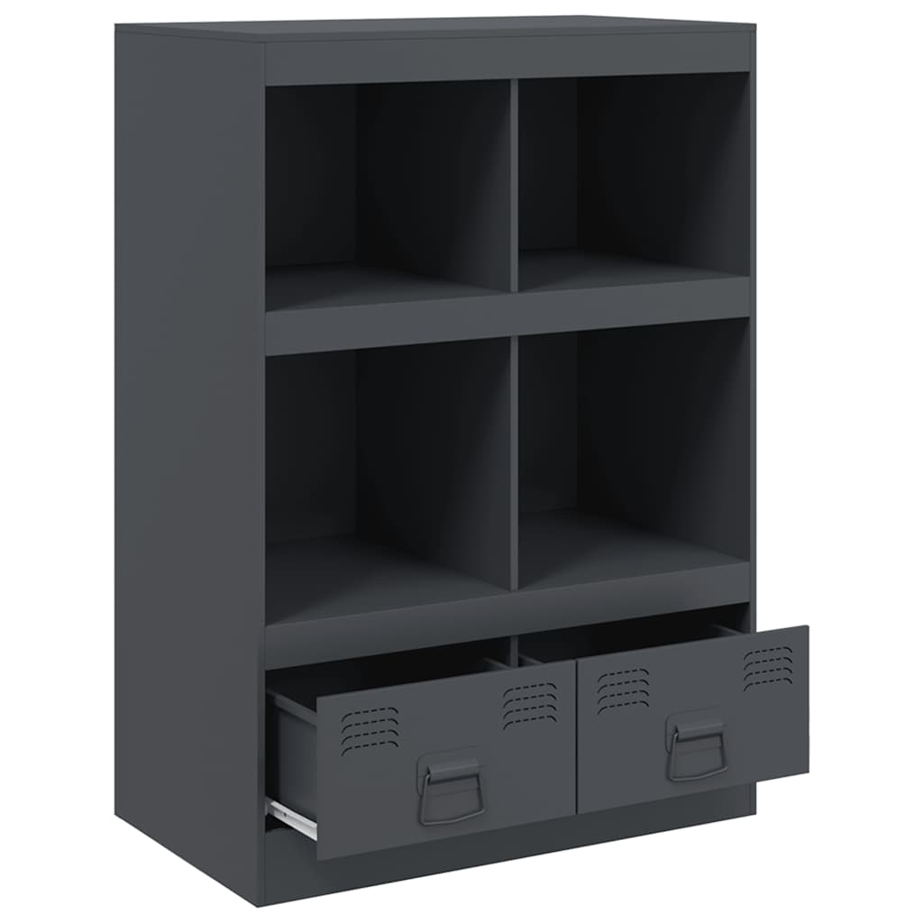 Skåp DIV. antracit 67x39x95 cm stål