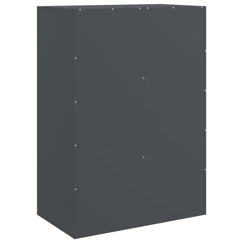 Skåp DIV. antracit 67x39x95 cm stål
