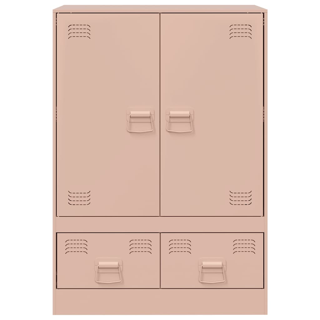 Skåp DIV. rosa 67x39x95 cm stål