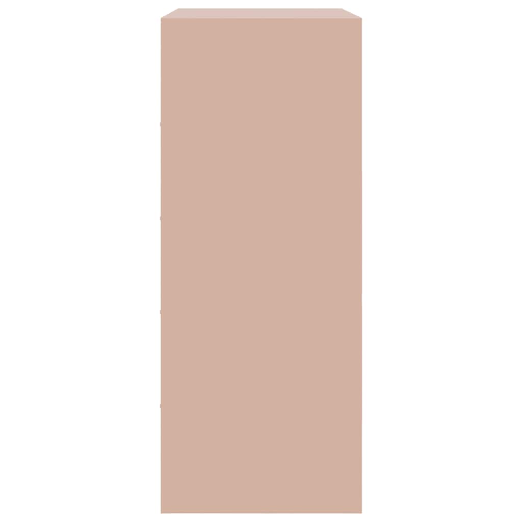 Skåp DIV. rosa 67x39x95 cm stål