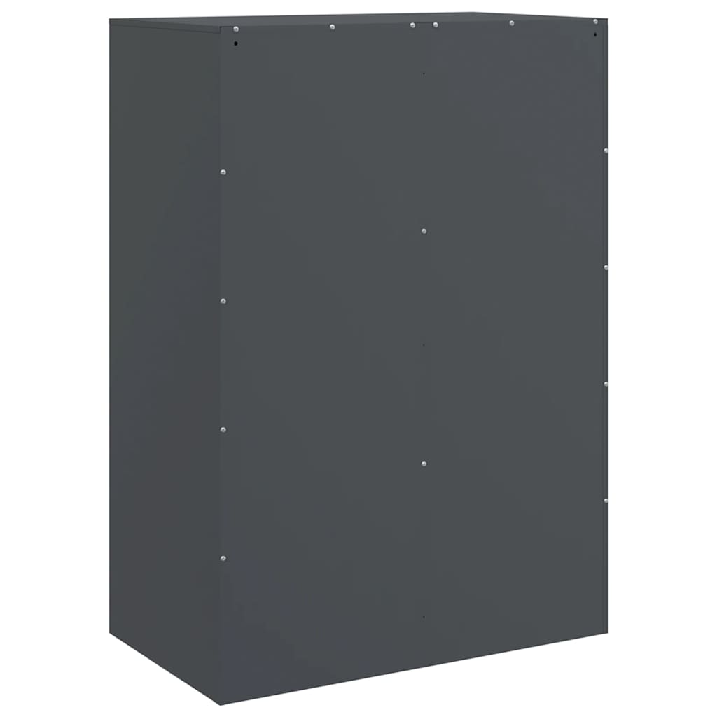 Skåp DIV. antracit 67x39x95 cm stål