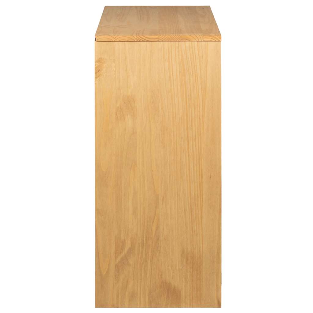 Byrå Trä SAUDA Ek 76,5x39x91 cm massiv furu
