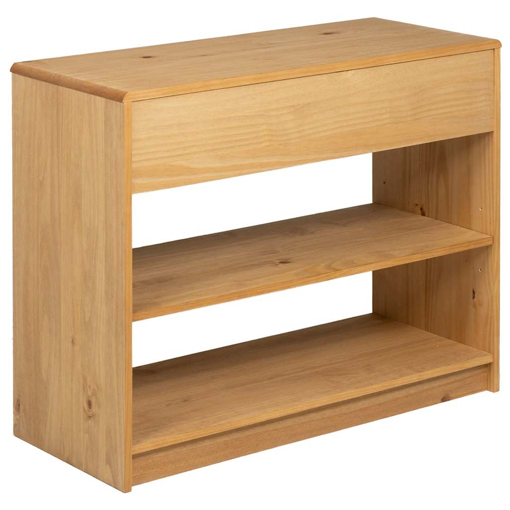 Avlastningsbord Konsollbord Trä SAUDA Ek 89,5x36,5x73 cm massiv furu