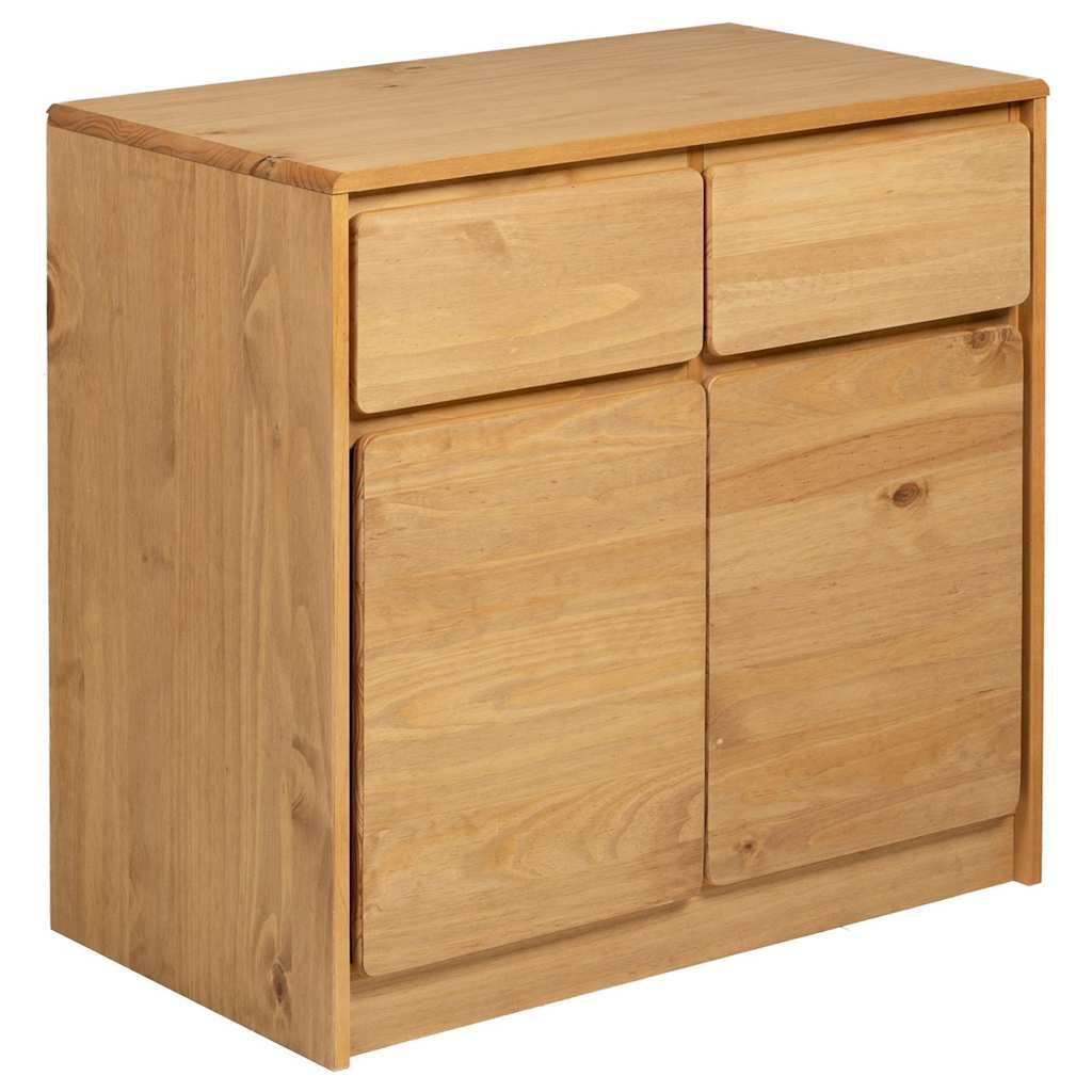 Skänk Trä SAUDA Ek 80x43x75,5 cm massiv furu