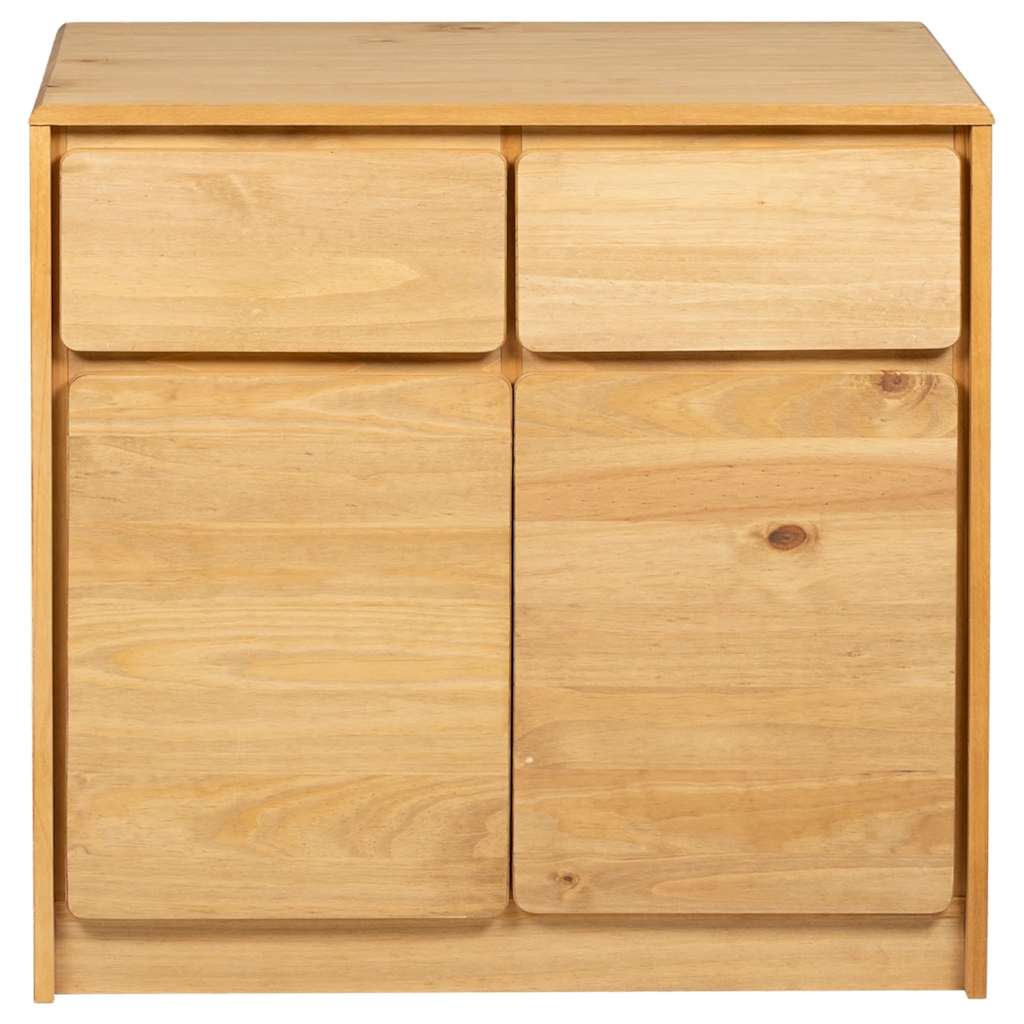 Skänk Trä SAUDA Ek 80x43x75,5 cm massiv furu