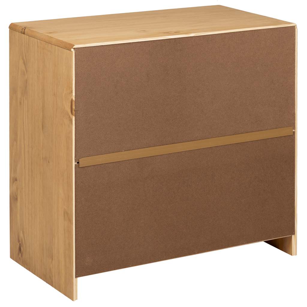 Skänk Trä SAUDA Ek 80x43x75,5 cm massiv furu