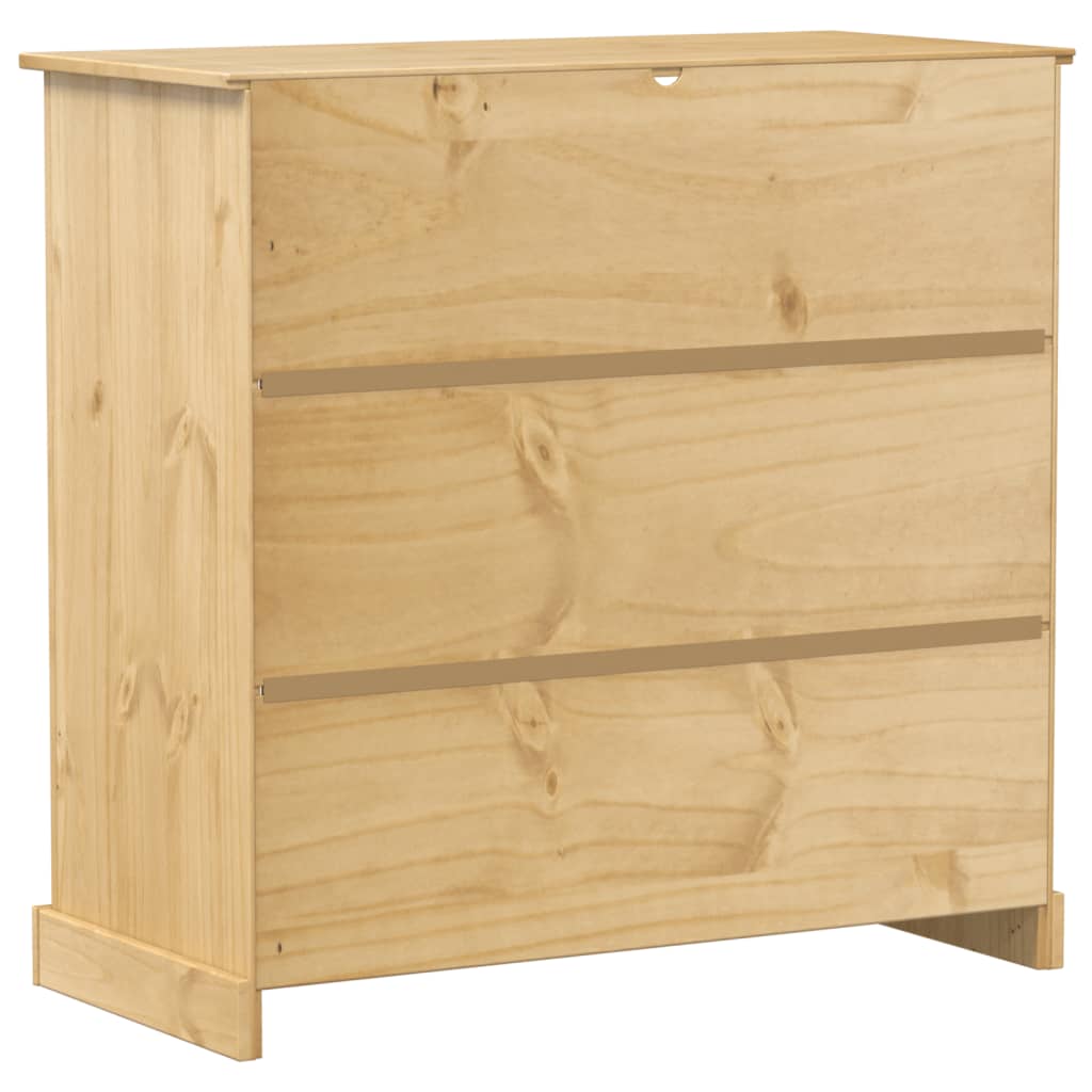 Vinställ Vinskåp Corona 107,5x51x105,5 cm massiv furu