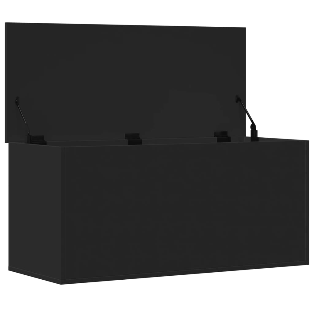 Förvaringskista Svart 100x42x46 cm