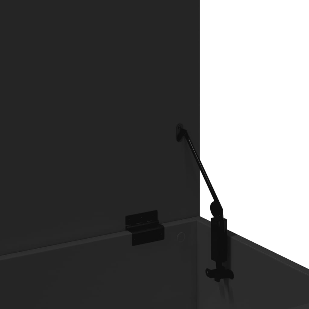 Förvaringskista Svart 100x42x46 cm