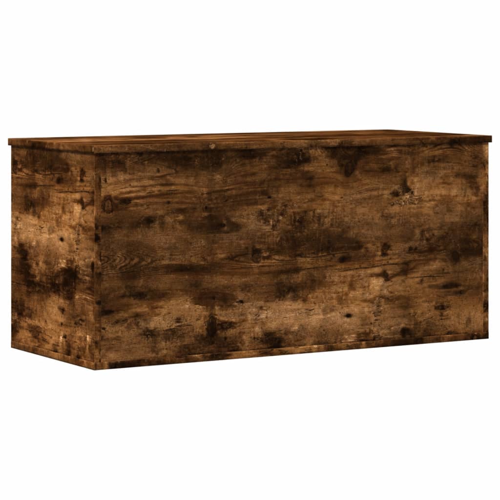 Förvaringskista Rökfärgad Ek 100x42x46 cm
