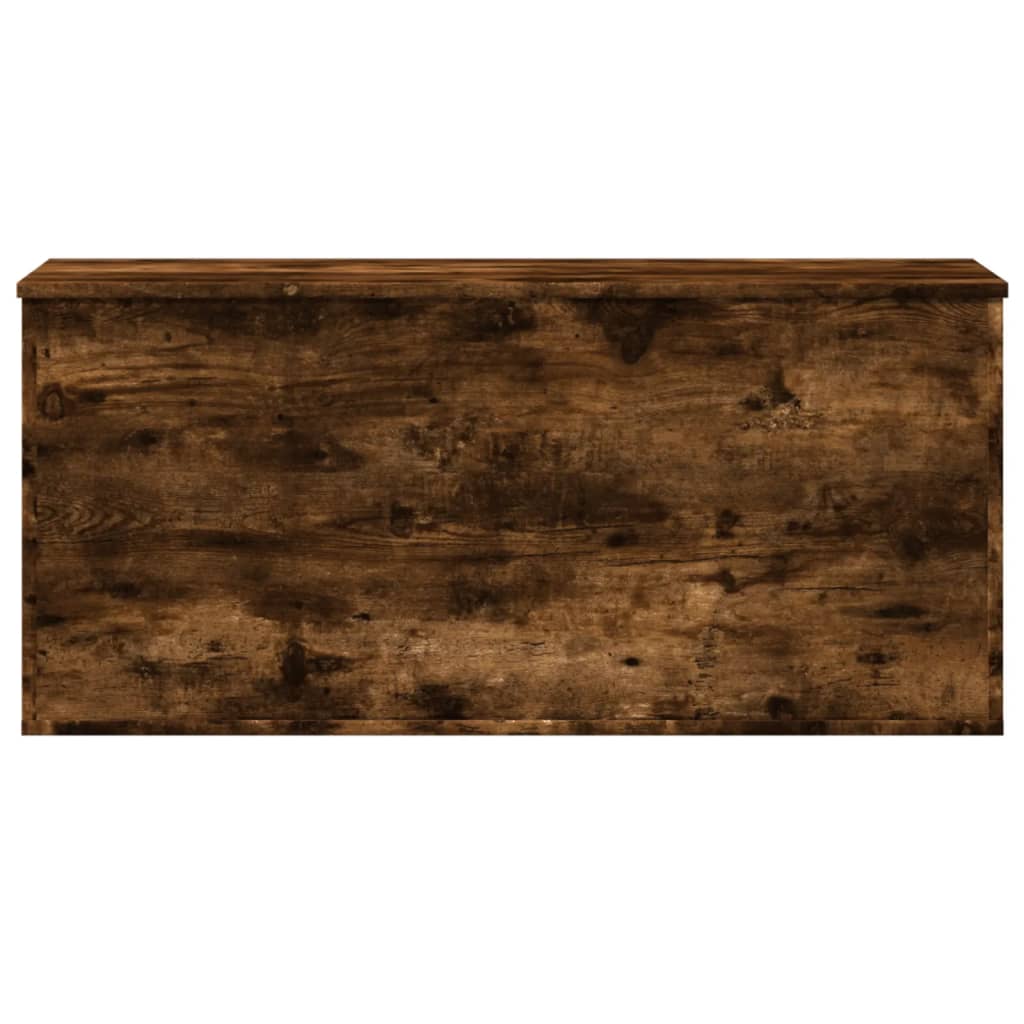 Förvaringskista Rökfärgad Ek 100x42x46 cm