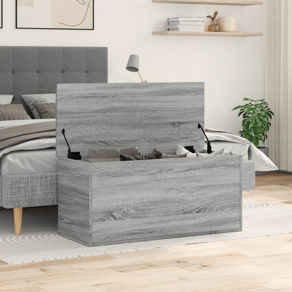Förvaringskista Sonoma Grå 100x42x46 cm