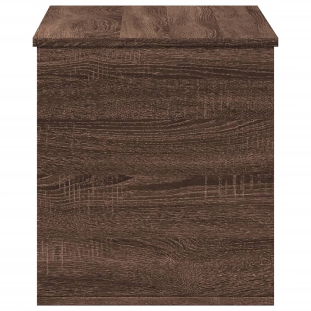 Förvaringsbänk Förvaringslåda Brun Ek 100x42x46 cm