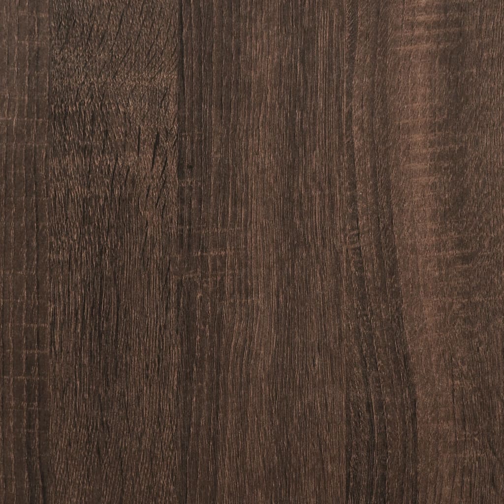 Förvaringsbänk Förvaringslåda Brun Ek 100x42x46 cm