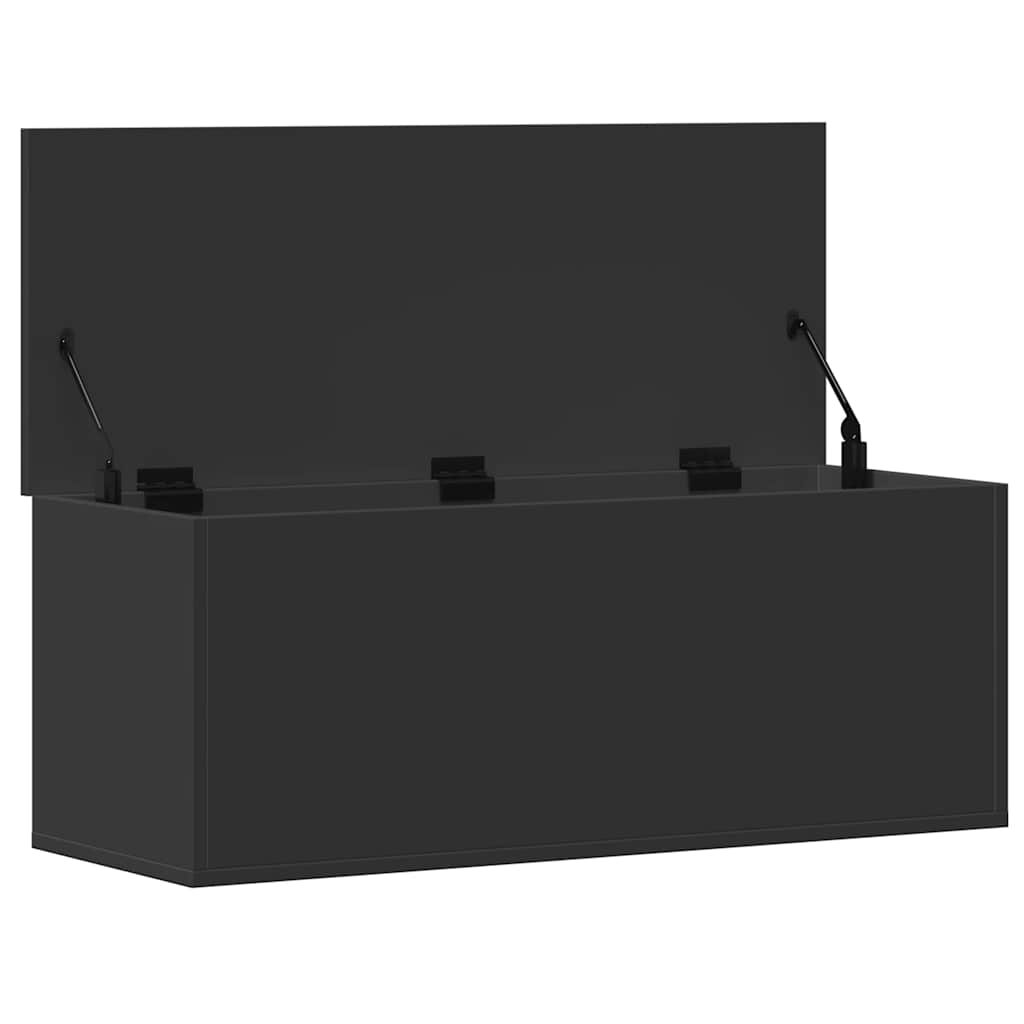 Förvaringskista Svart 90x35x35 cm