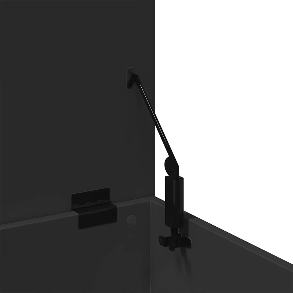 Förvaringskista Svart 90x35x35 cm